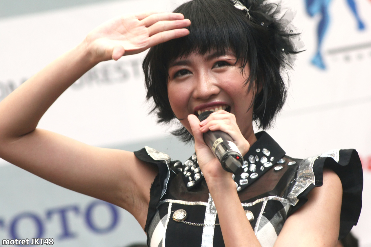 Ghaida Farisya JKT48 Jakarta Kizuna Ekiden Ennichisai Blok M 25-05-2014