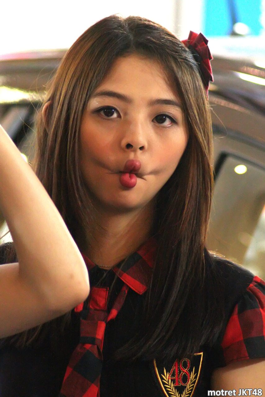 Jessica Vania -Jeje- JKT48 Syuting Iklan Honda Mobilio Jakarta 25-04-2014