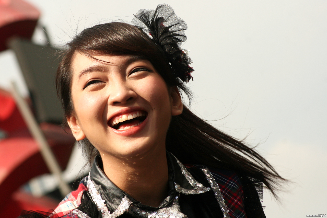 Lidya Maulida Djuhandar JKT48 Sapa Indonesia Kompas TV Kampanye Senbatsu Sousenkyo Jakarta 29-03-2015