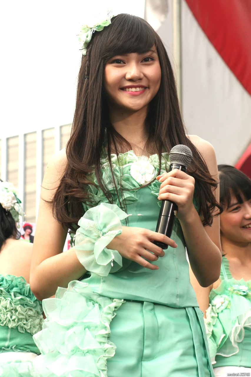 Andela Yuwono JKT48 Sapa Indonesia Kompas TV Kampanye Senbatsu Sousenkyo Jakarta 29-03-2015