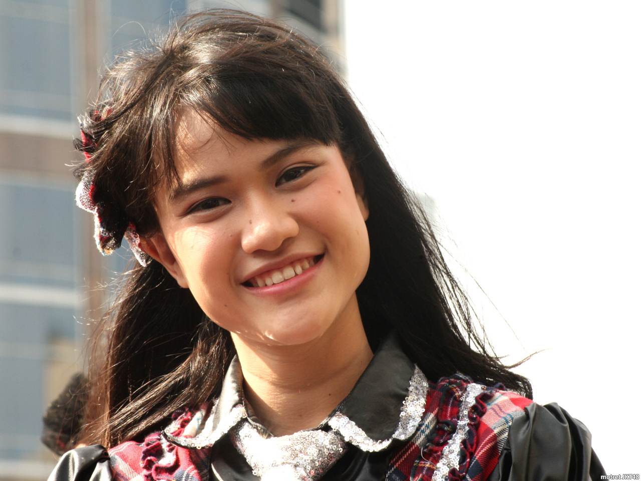 Dwi Putri Bonita -Uty- JKT48 Sapa Indonesia Kompas TV Kampanye Senbatsu Sousenkyo Jakarta 29-03-2015