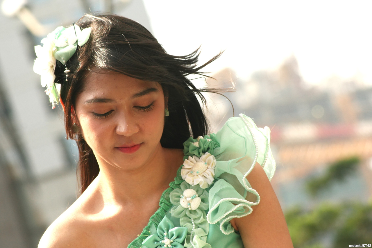 Jessica Veranda -Ve- JKT48 Sapa Indonesia Kompas TV Kampanye Senbatsu Sousenkyo Jakarta 29-03-2015