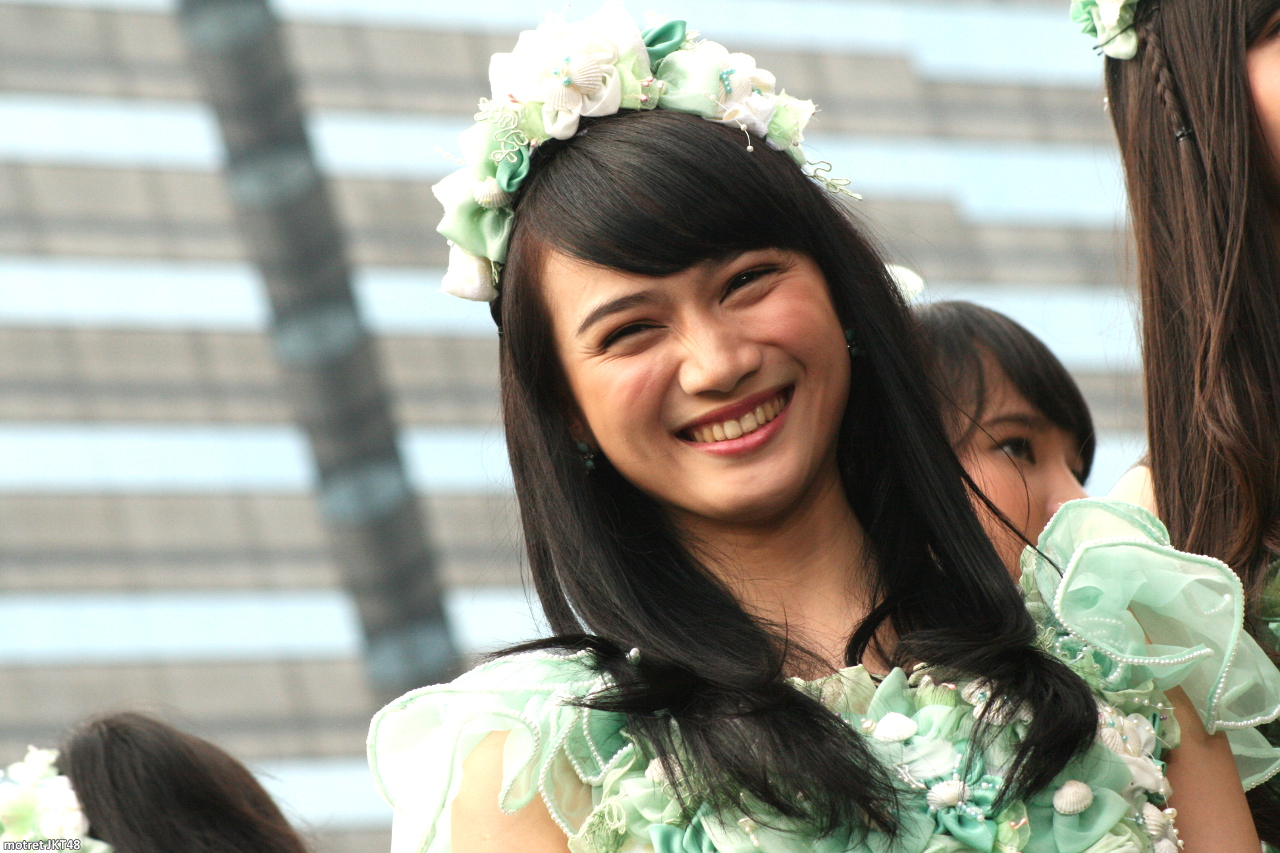 Melody Nurramdhani Laksani JKT48 Sapa Indonesia Kompas TV Kampanye Senbatsu Sousenkyo Jakarta 29-03-2015