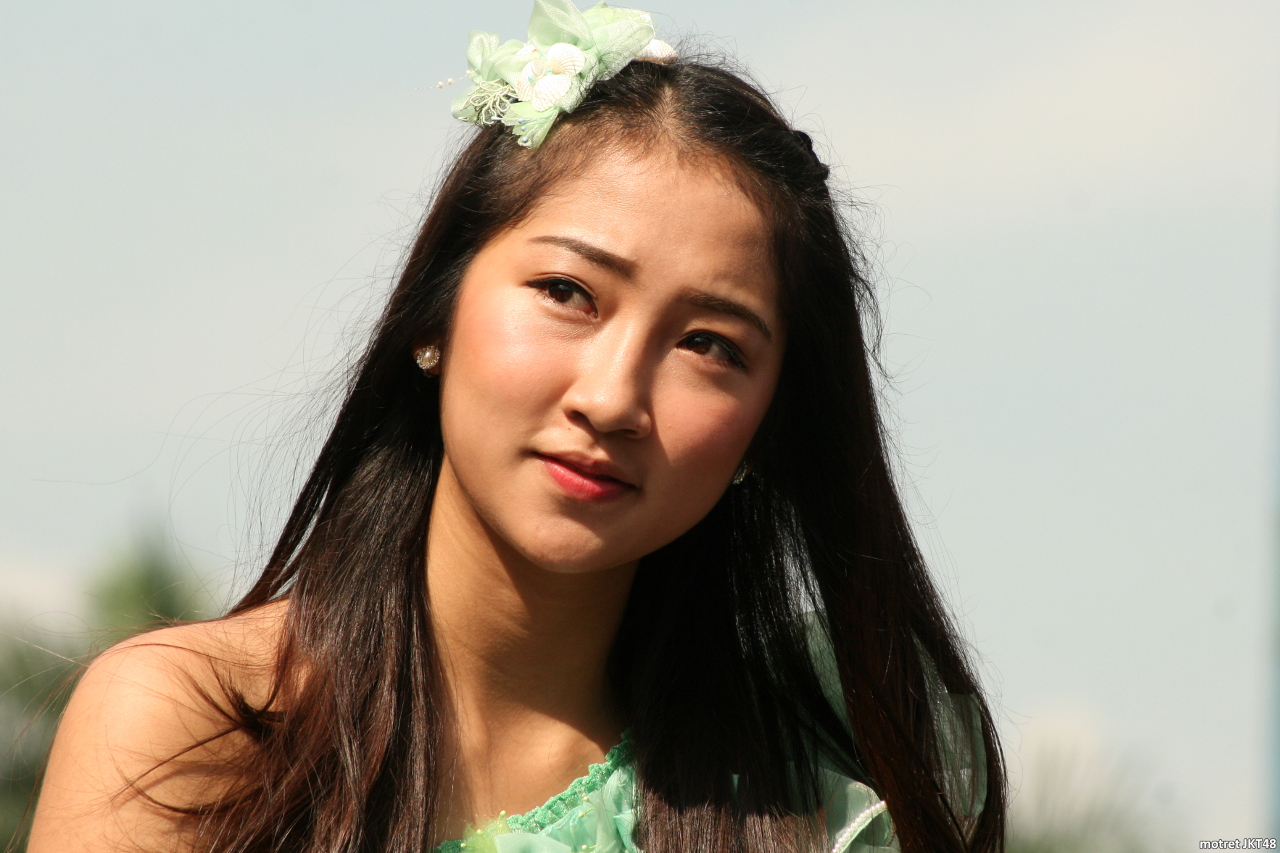 Thalia -Tata- JKT48 Sapa Indonesia Kompas TV Kampanye Senbatsu Sousenkyo Jakarta 29-03-2015