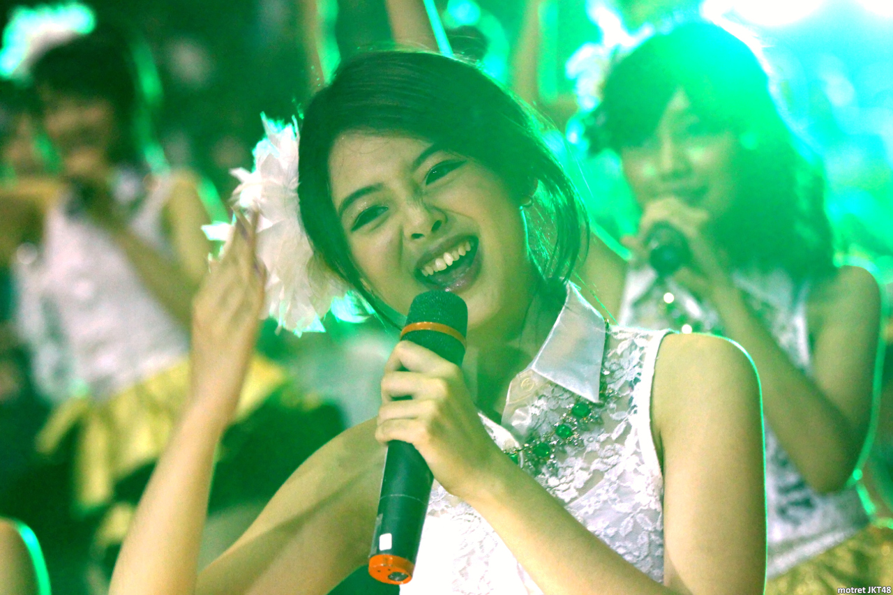 Jessica Vania -Jeje- JKT48 Final Basket Honda Development Basketball League (DBL) Tangerang 15-08-2015