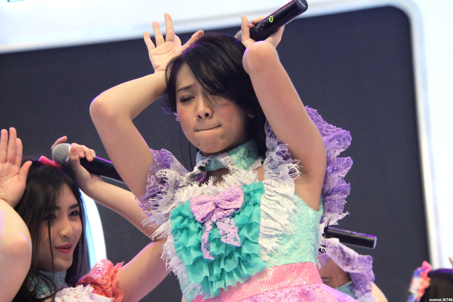 Shania Junianatha -Shanju- JKT48, Booth Honda, Gaikindo Indonesia International Auto Show (GIIAS), Serpong 29-08-2015