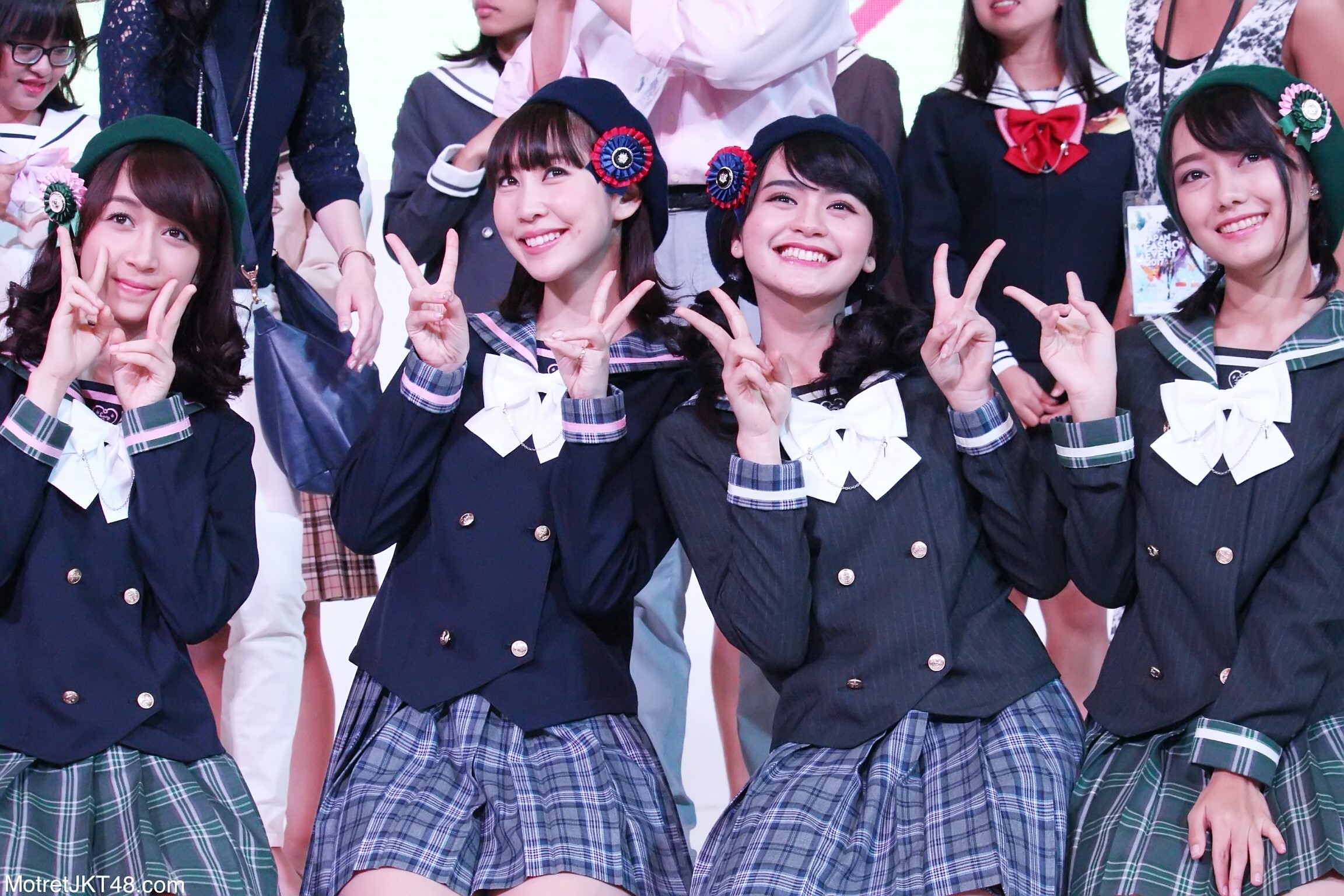 Ayana (Achan), Chikarina, Ikha, Yona JKT48 Japan Fashion Event 2017 Jakarta 15-01-2017