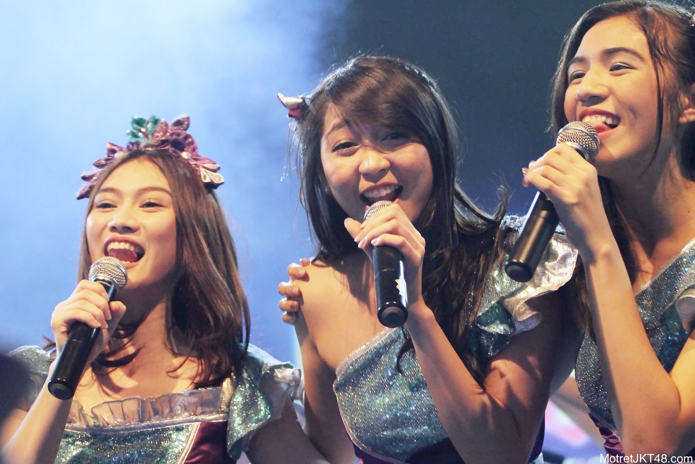 Melody, Veranda (Ve), Gaby JKT48 CLASH 2017 Itenas Bandung 22-01-2017