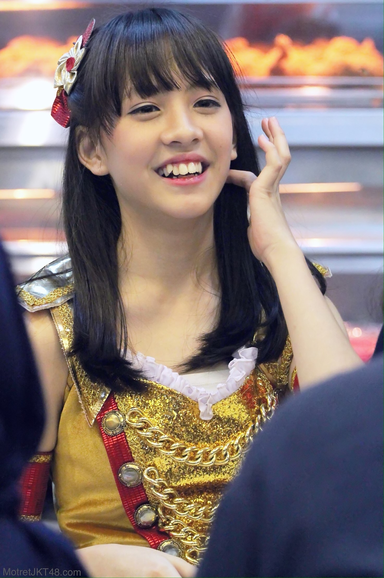 Adhisty Zara JKT48 KFC JKT48 Festival Store Visit Jakarta 22-02-2017