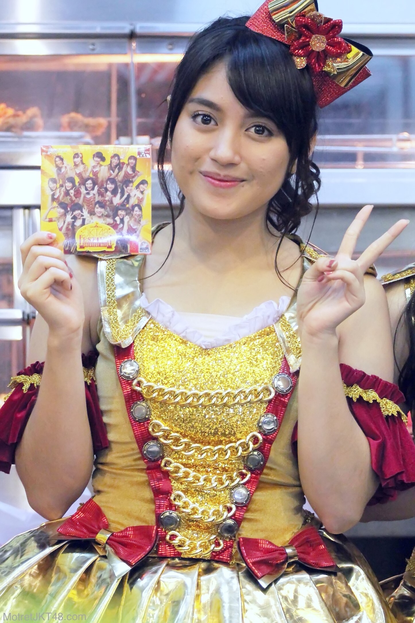 Nabilah Ratna Ayu Azalia KFC JKT48 Festival Store Visit Jakarta 22-02-2017