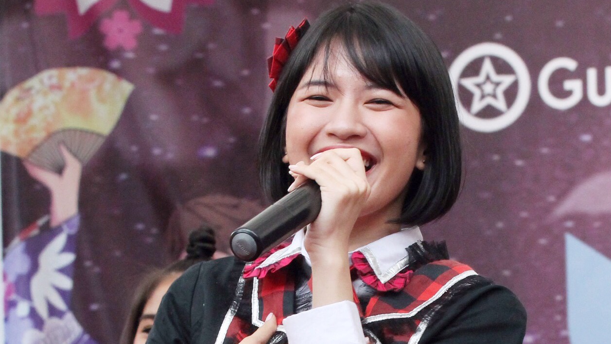 Ratu Vienny Fitrilya (Viny) JKT48 Japan Festival Haru No Sakura SMA Cindera Mata Bekasi 12-03-2017