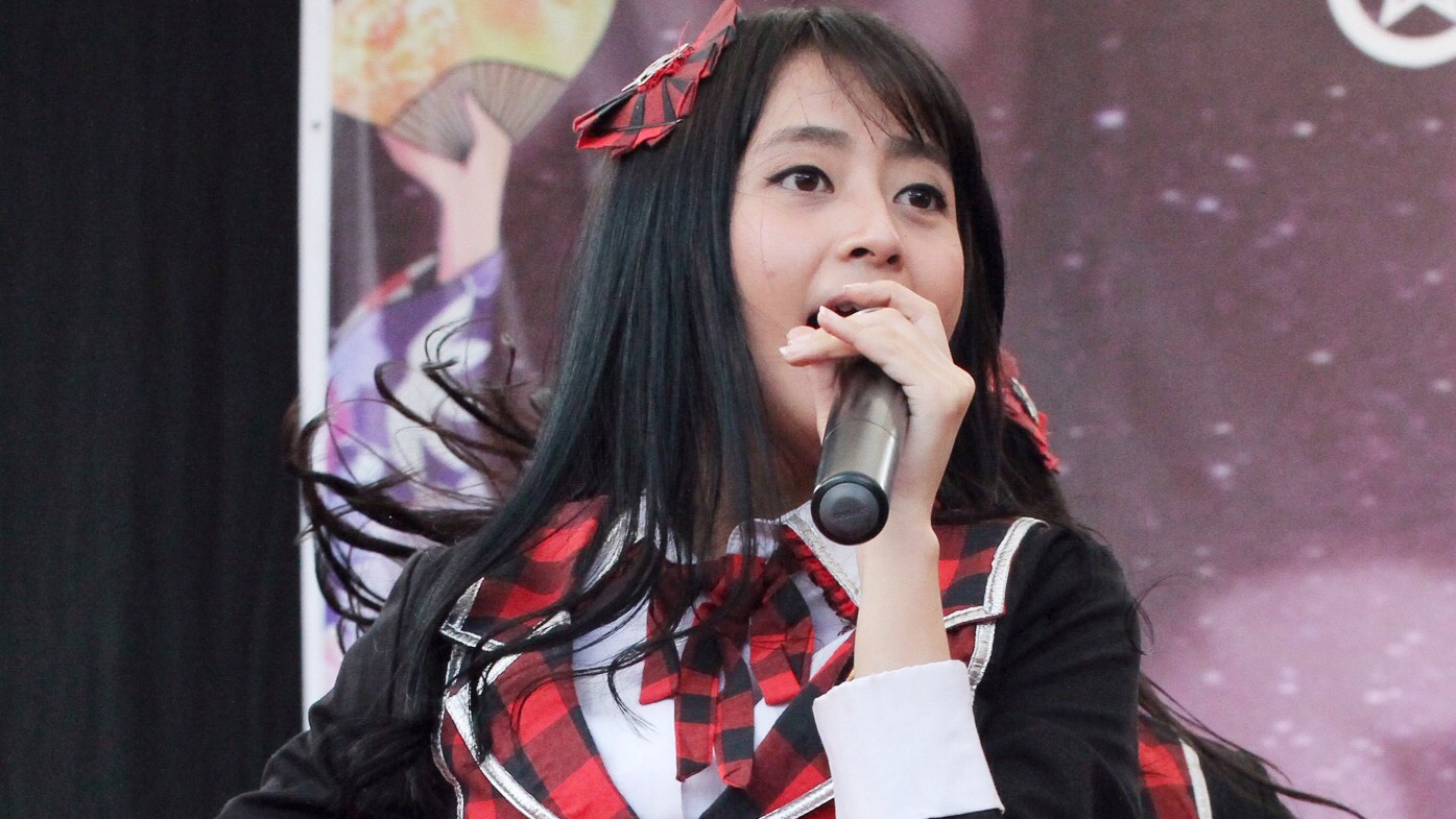 Natalia JKT48 Japan Festival Haru No Sakura SMA Cindera Mata Bekasi 12-03-2017