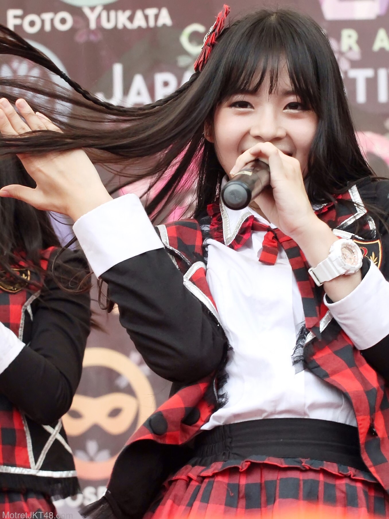 Cindy Yuvia (Yupi) JKT48 Japan Festival Haru No Sakura SMA Cindera Mata Bekasi 12-03-2017