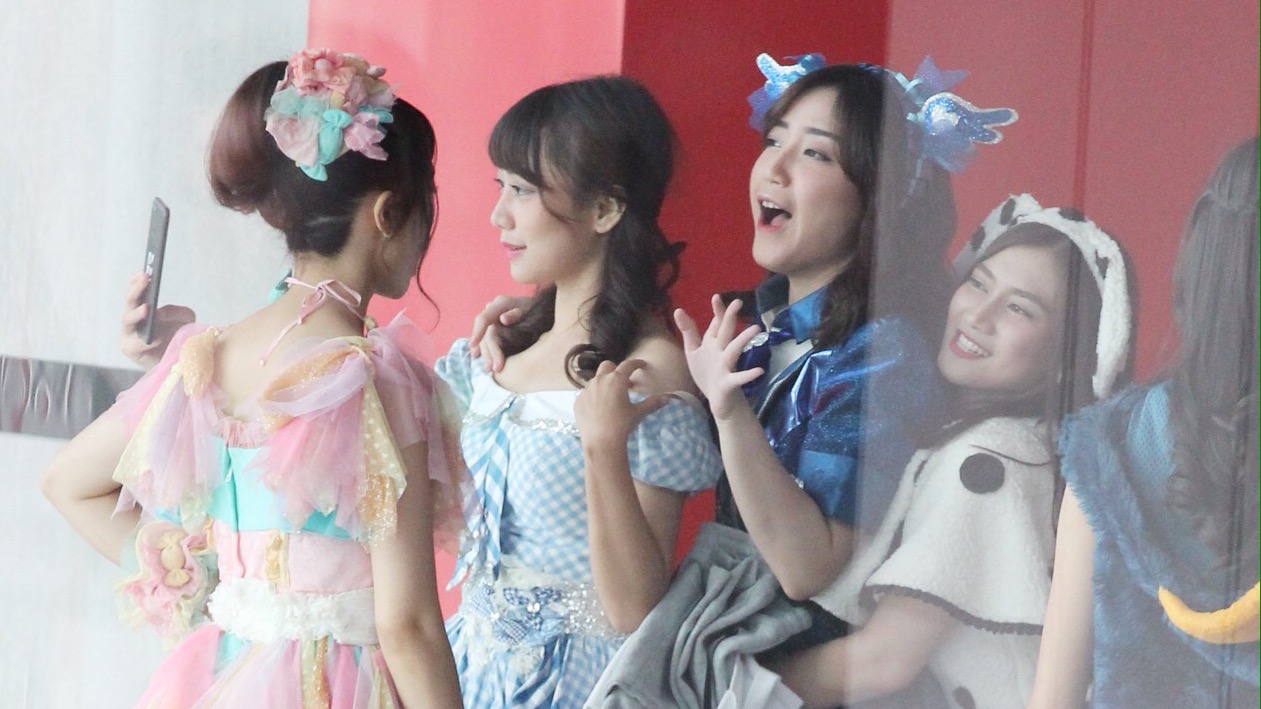 Melody, Sinka, Yona, Ayana (Achan) JKT48 Konser 6th Birthday Party Big Bang Jakarta 23-12-2017