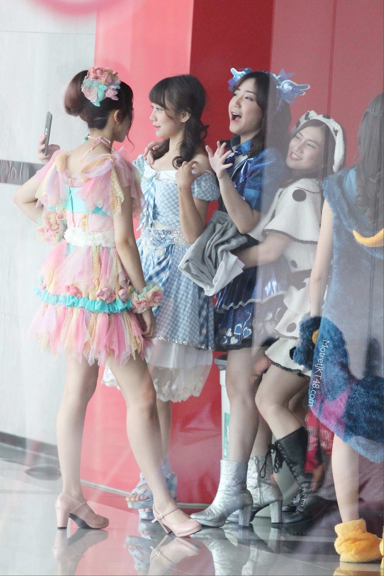 Melody, Sinka, Yona, Ayana (Achan) JKT48 Konser 6th Birthday Party Big Bang Jakarta 23-12-2017