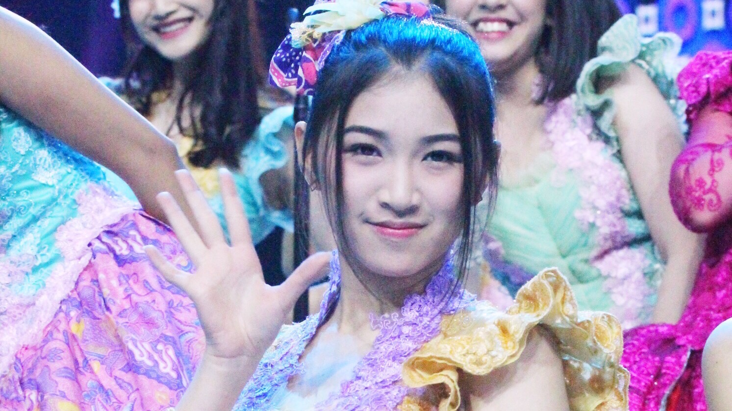 Shani Indira Natio JKT48 Konser Luar Biasa Princess Dangdut Jaman Now Indosiar Jakarta 04-02-2018